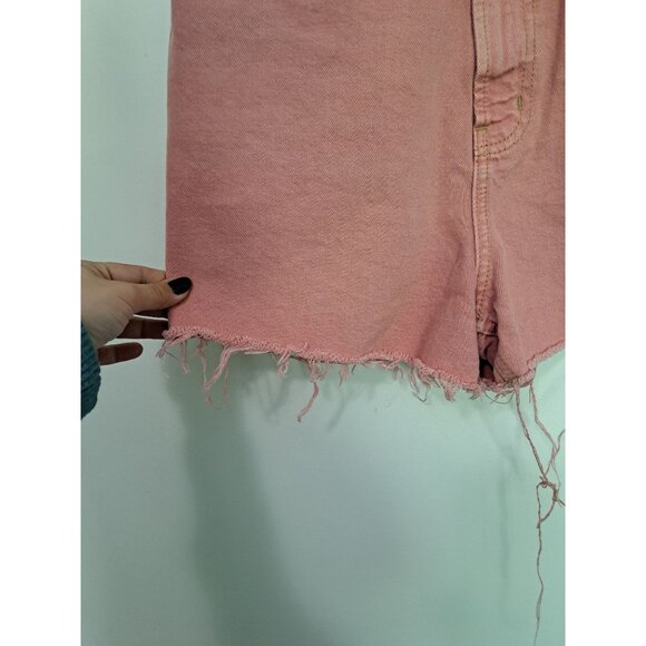 BDG Womens Pink Denim Cut off Jean Shorts Size 31 - Picture 6 of 7